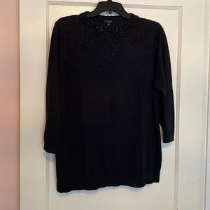 Talbots beaded sweater
